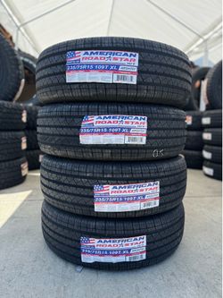 235/75/15  American HT 4 NEW TIRES INSTALLED AND BALANCED INCLUDED