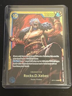 Rocks.D.Xebec (118) OP17-118 SEC The World's Strongest Warriors Foil One Piece