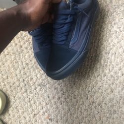 Dark Blue Vans