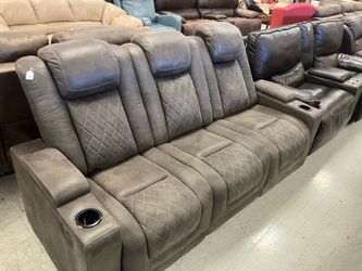 3 Person Electric Couch Recliner