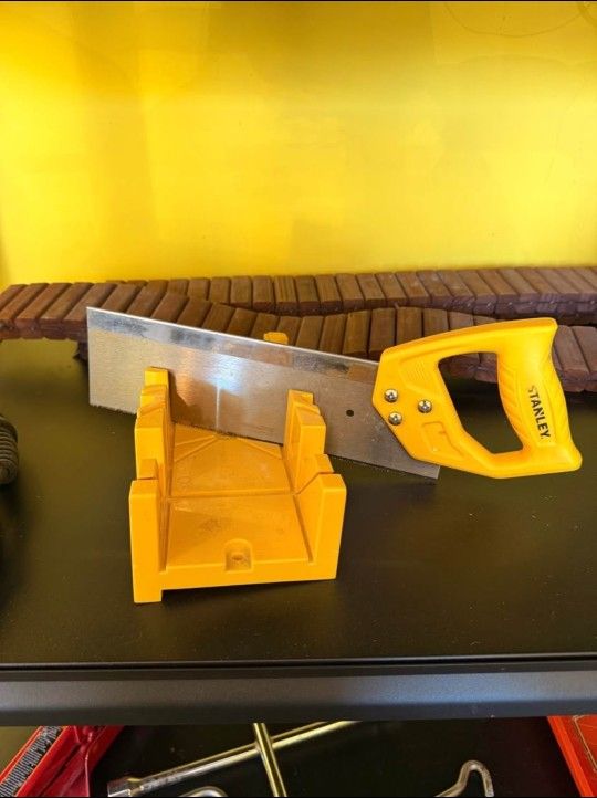 Saw with Miter Box