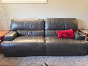 Leather Couch Set Recliner