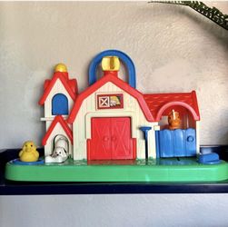 Fisher Price Animal Barn Farm vintage