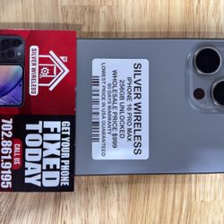 IPHONE 16 Pro Max UNLOCKED 