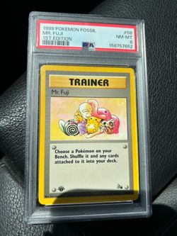 1999 Pokémon Fossil 1st Edition Mr. Fuji #58