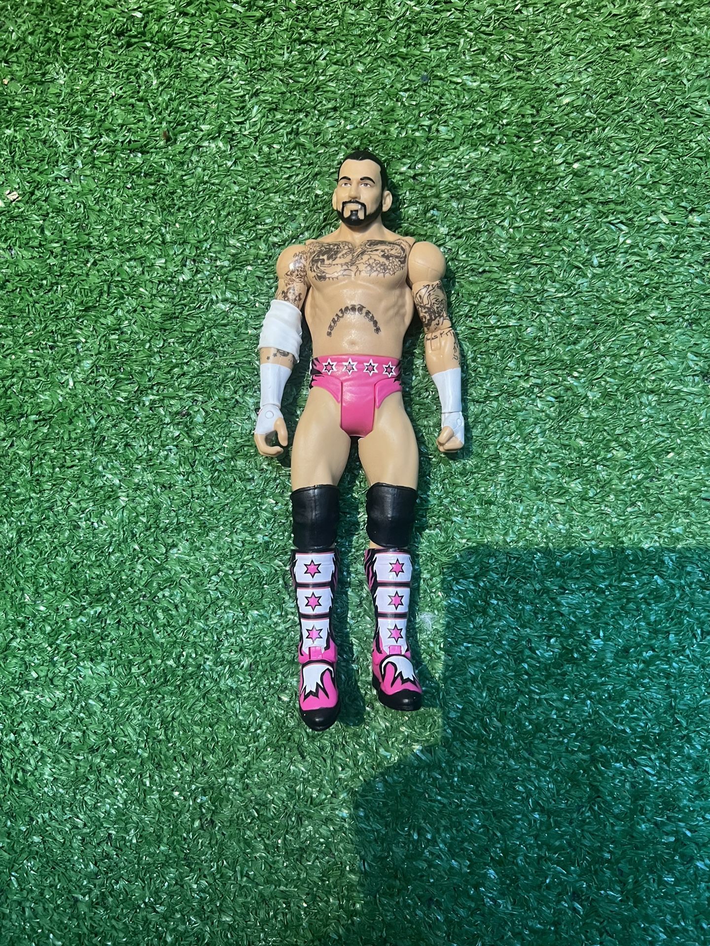 WWE CM Punk Figure Pink Trunks