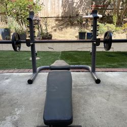 Squats Rack Olimpy Bar 