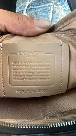 COACH New York Black & White Crossbody Shoulder Bag