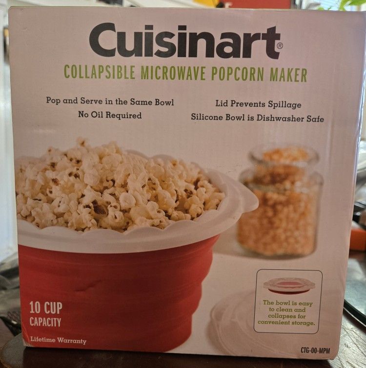 Cuisinart CTG-00-MPM, Microwave Popcorn Maker, One Size, Red