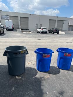 Trash Cans 3X$60
