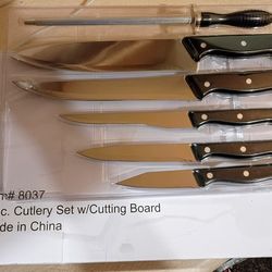 Omaha Stainless Steel Steaks 7pc Cutlery Knife Set