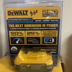 Dewalt New Power Stack Battery 20v