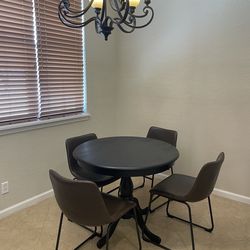 Table and chairs