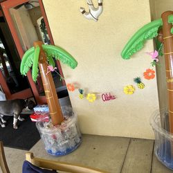 Tiki bday decorations