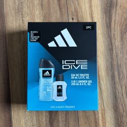 Adidas Ice Dive Cologne and 3 in 1 Body Wash