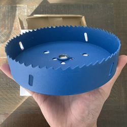 ANDELI 6" Bi-Metal Hole Saw w/ Center Drill (Wood & Thin Metal), High Opening Efficiency