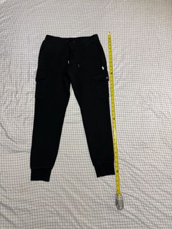 Black Cargo Polo sweatpants