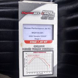 moose racing 2006 yz450f performance jet kit