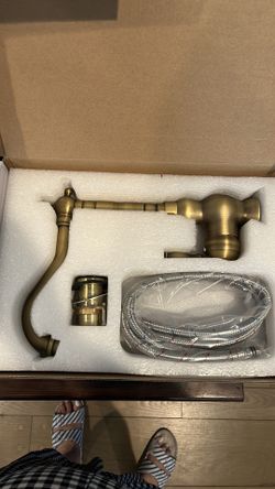 Brass Kitchen Faucet New In Box