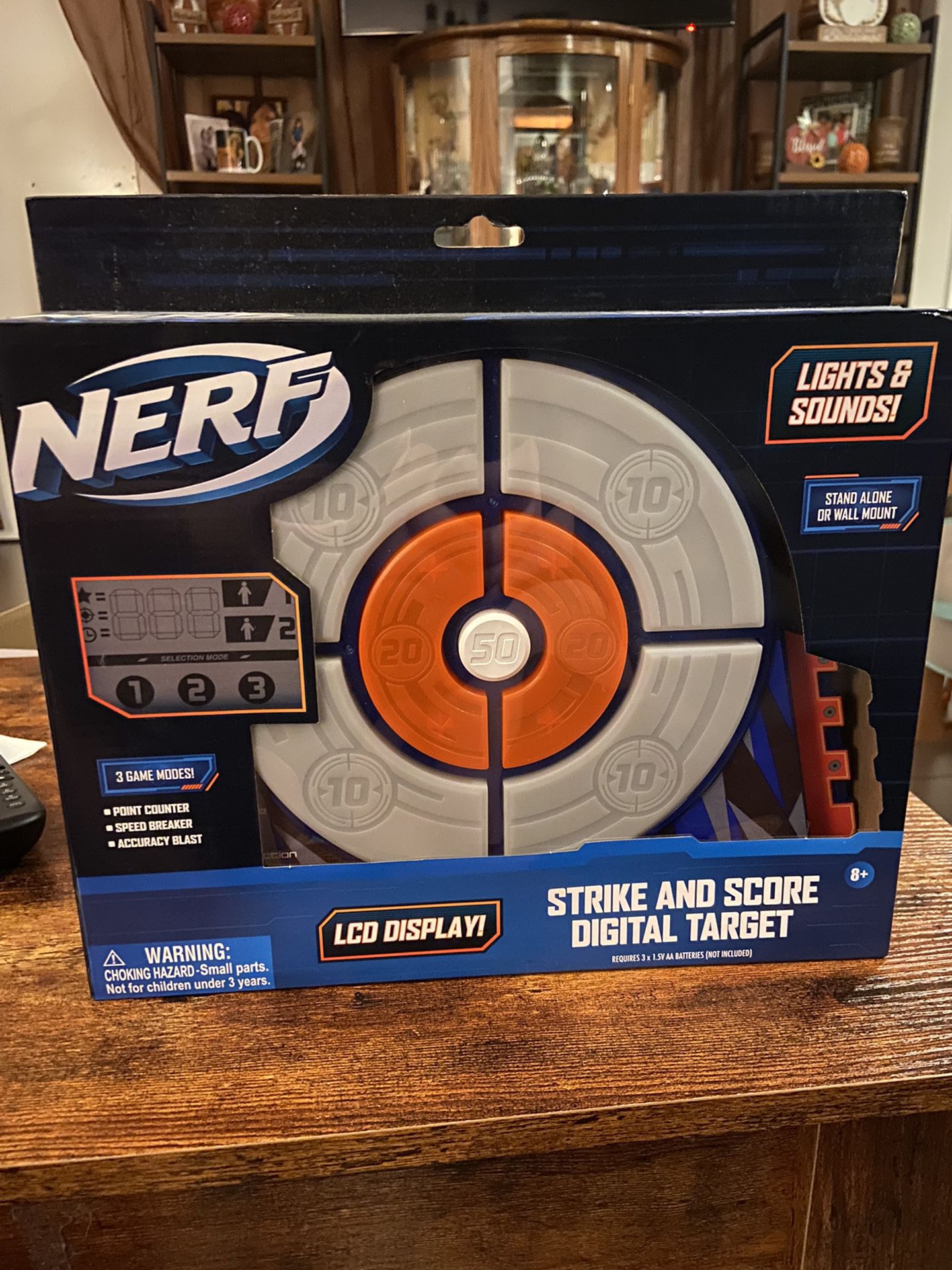 Nerf Strike and score digital target set