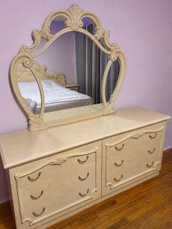 Elegant Marble Bedroom Furniture set
