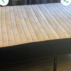 Full 10 Inch Memory Foam Mattress With Coil Springs 