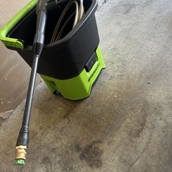 Green works Portable Pressure Washer 