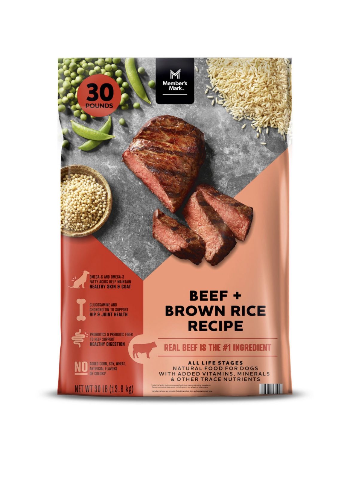 Member's Markâ„¢ Beef + Brown Rice Recipe - Dry Dog Food
