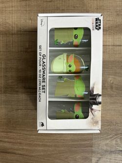 Star Wars Grogu Glassware Set – Brand New