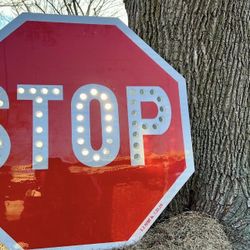 Stop Sign Backlit