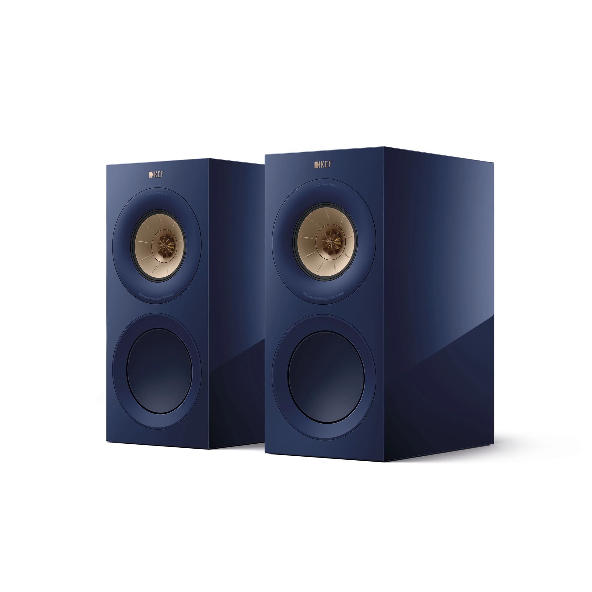 KEF R3 Meta pair bookshelf speakers (Indigo Gloss) Mint Condition
