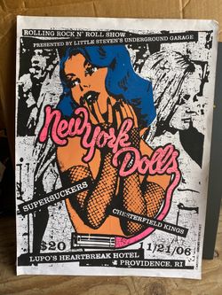 New York dolls poster art