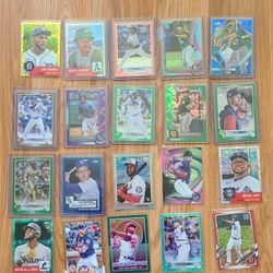 Numbered Baseball Cards