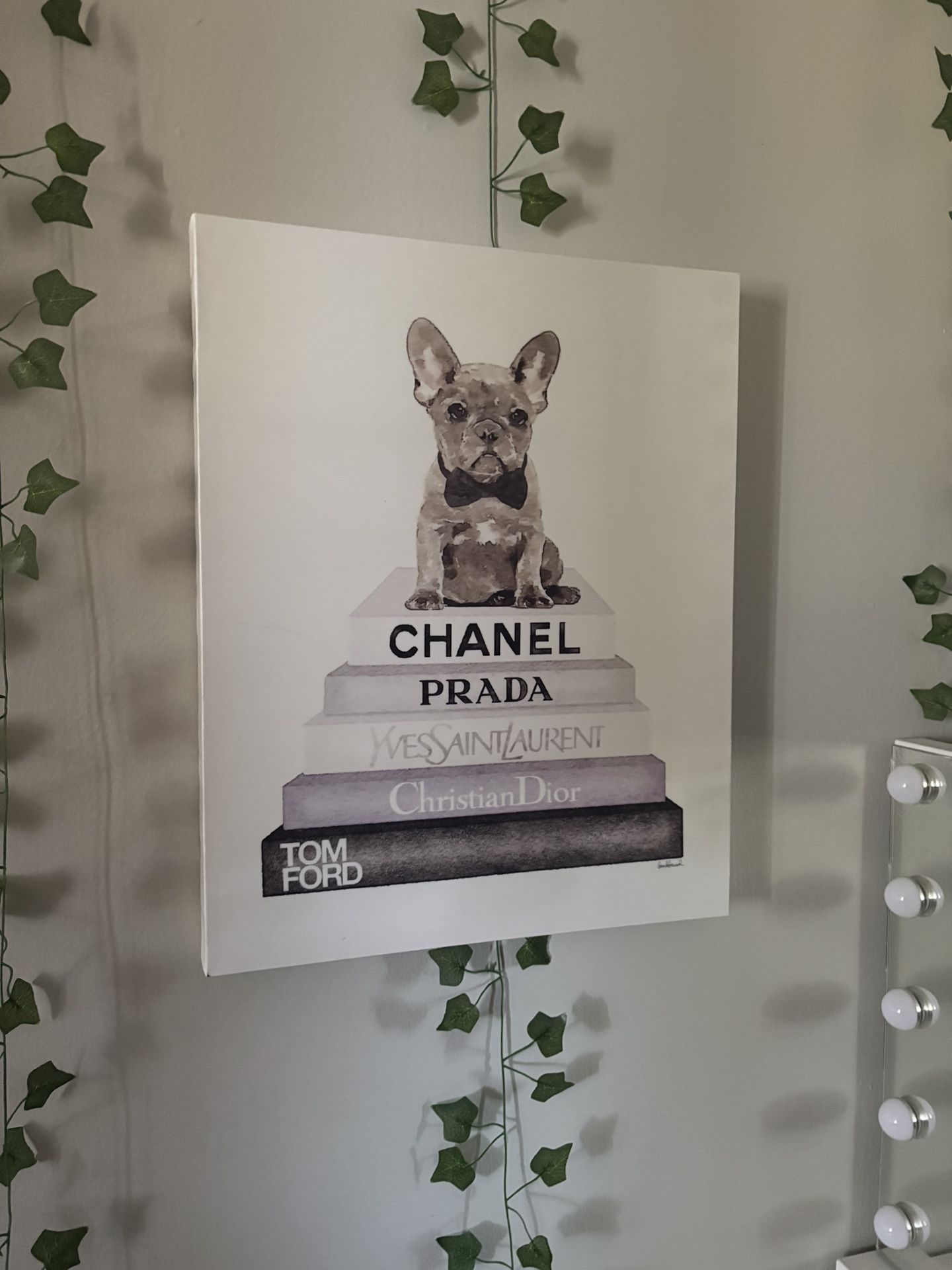 Poster And Trash Can