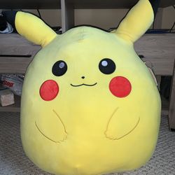 Pokémon Pikachu Squishmallow Plush 20” In Hand 