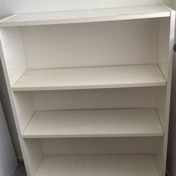 White ikea book shelf