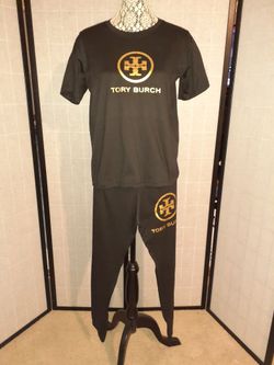 Fashion Tory Burch Shirt/ Legging Set