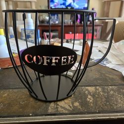 Coffee Keurig Metal Pod Storage Basket 