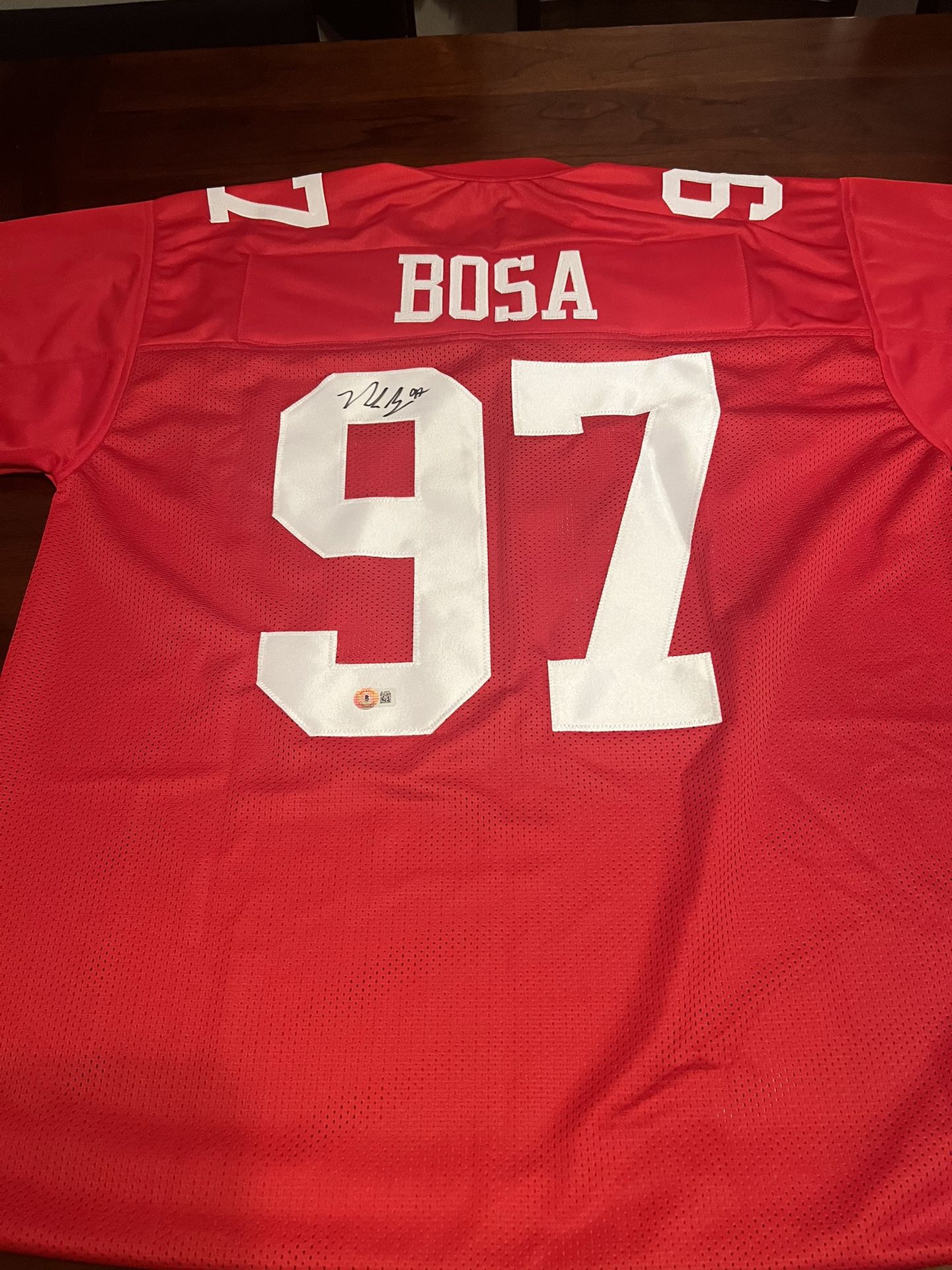 Nick Bosa Signed 49Ers Jersey. Comes With Coa.