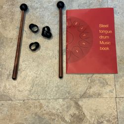 Steel Drum Mallets Music Book And Accessories 