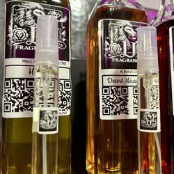 Handmade Oil based Fragrances inspired by: Designer and Middle Eastern Scents also available! 