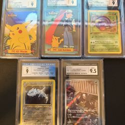 CGC Pokemon Graded Slabs Topps Vintage/Modern