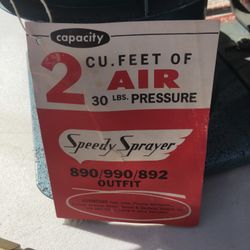 Air Compressor. 30 Lb.