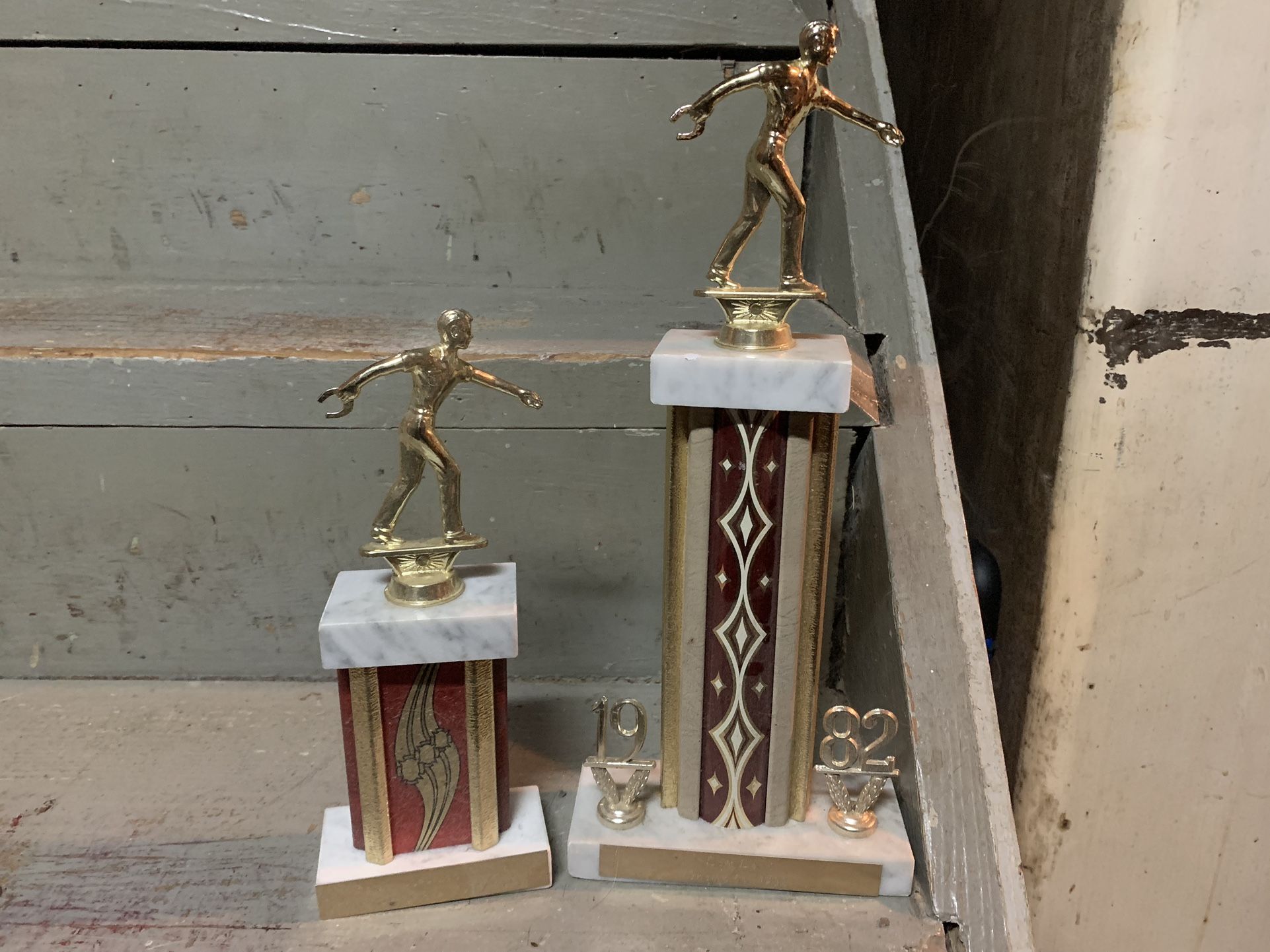 Old Horse Shoe Throwing Trophies