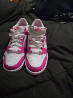 Nike Dunk Low Pink and White Sneakers