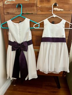 Flower girl dresses - sizes 2T and 6