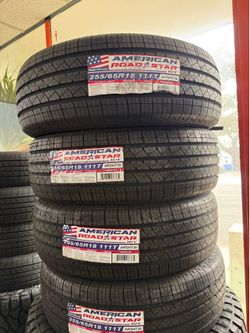 🌀🔱 255 65 R 18 Vendo llantas nuevas marca American