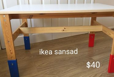 Ikea Sansad children s table Best Offer for Sale in Downingtown