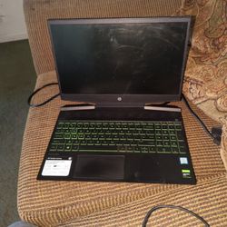 HP Pavilion Low-End Green Gaming Laptop