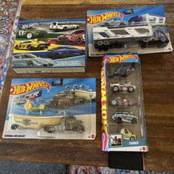 Lot Of 4 Sets Of Hot Wheels